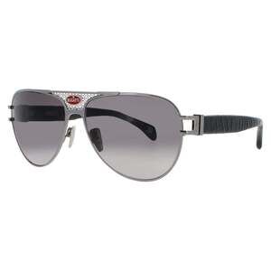 NWT Bugatti 11 Black Gunmetal 63mm Sunglasses